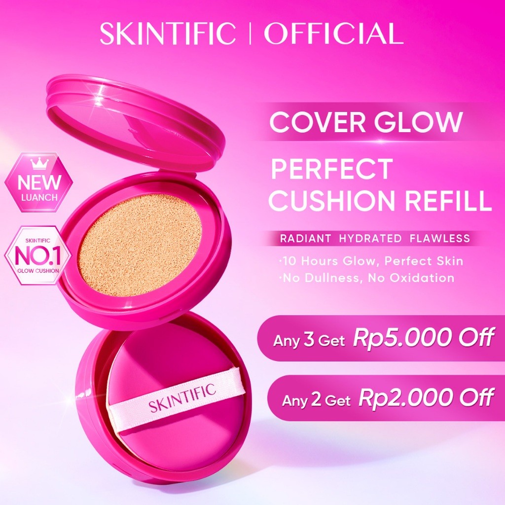 Skintific Glow & Cover Cushion Refill Oil-Control