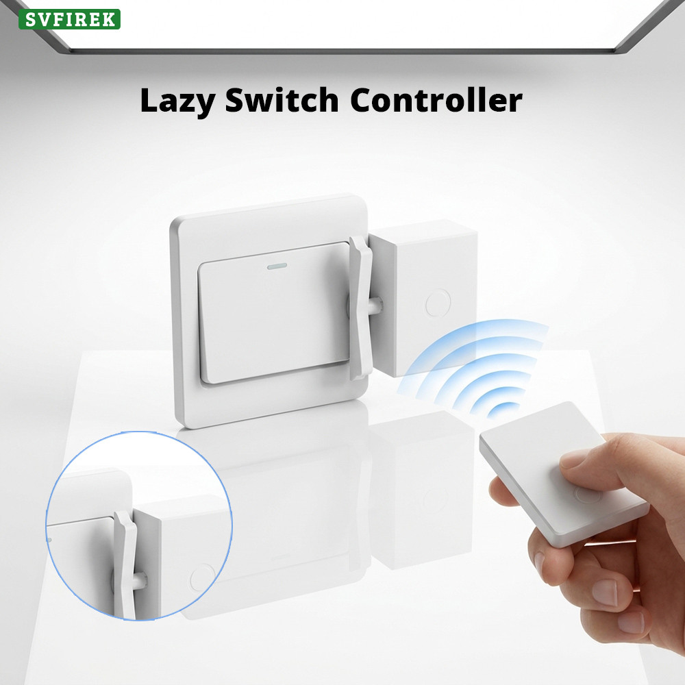 Wireless Remote Control Button Pusher No Wiring Sticky Wall Switch ...