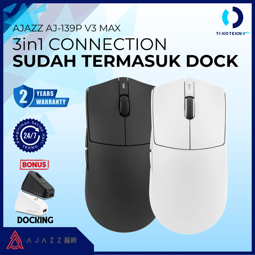 Ajazz AJ139 / AJ-139 P V3 MAX Wireless Gaming Mouse Paw3395