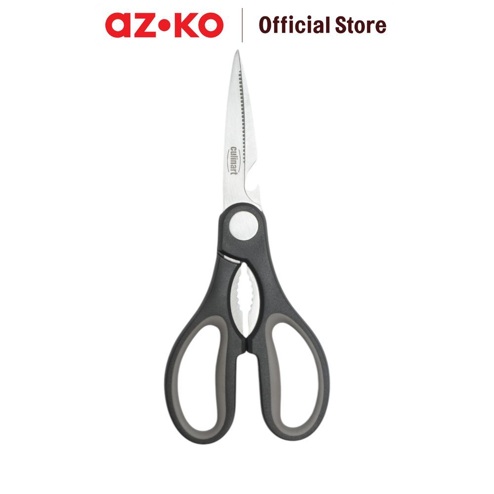AZKO Culinart Gunting Dapur Ap-1 - Hitam Kitchen Scissors Food Grade Alat Pemotong Makanan Serbaguna Peralatan Masak Perlengkapan Dapur