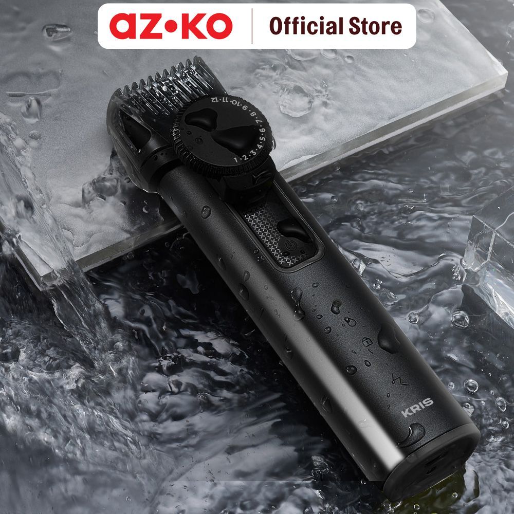 AZKO Kris Alat Pencukur Rambut Multifungsi 600 Mah - Hitam Hair Clipper Mesin Cukur Alat Potong Rambut Hair Trimmer Mesin Potong Rambut - Gambar 2