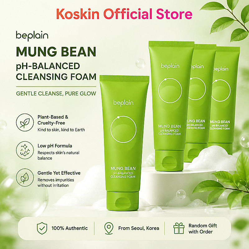 Beplain Greenful Phyto Squalane Cleansing Foam 80ml Low pH Vegan Face ...