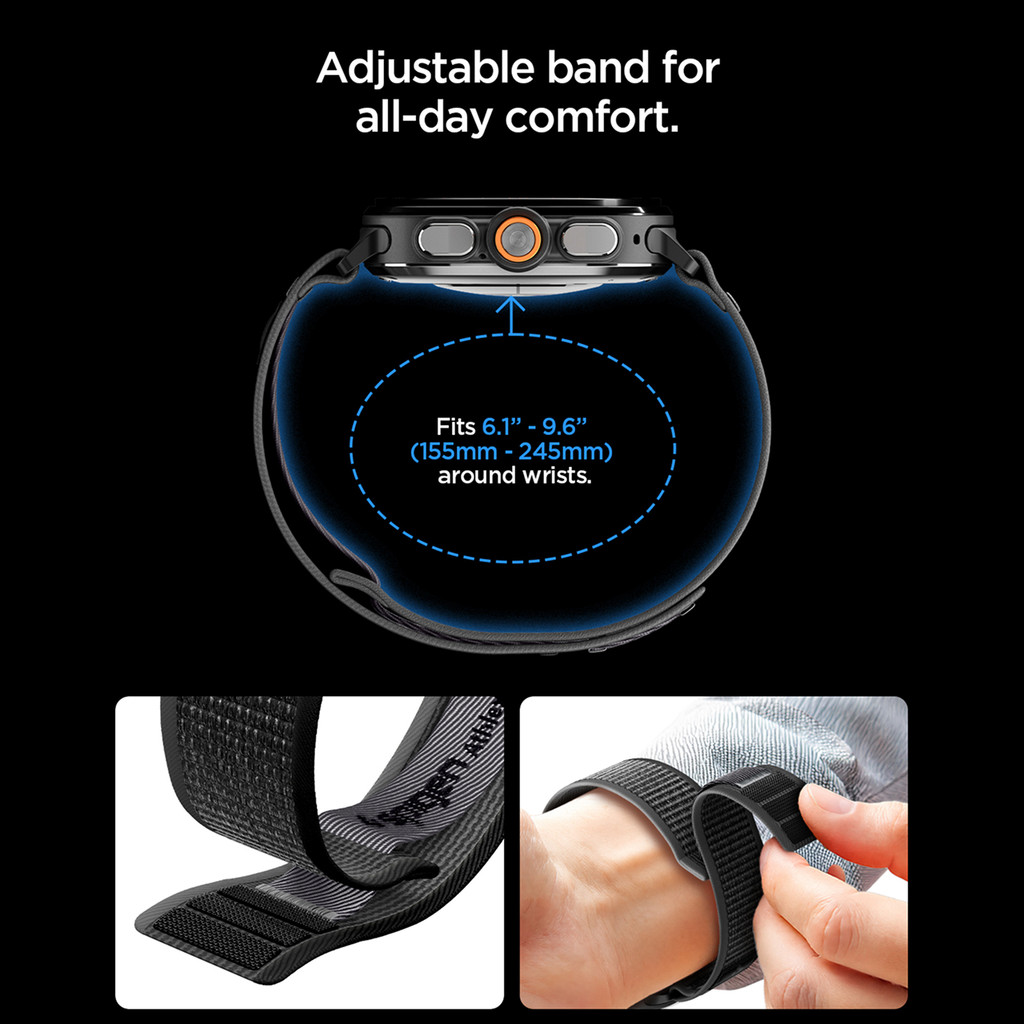 SPIGEN Strap for Samsung Galaxy Watch Ultra 2 47mm Athlex Air Active Nylon Fabric Band - Gambar 3