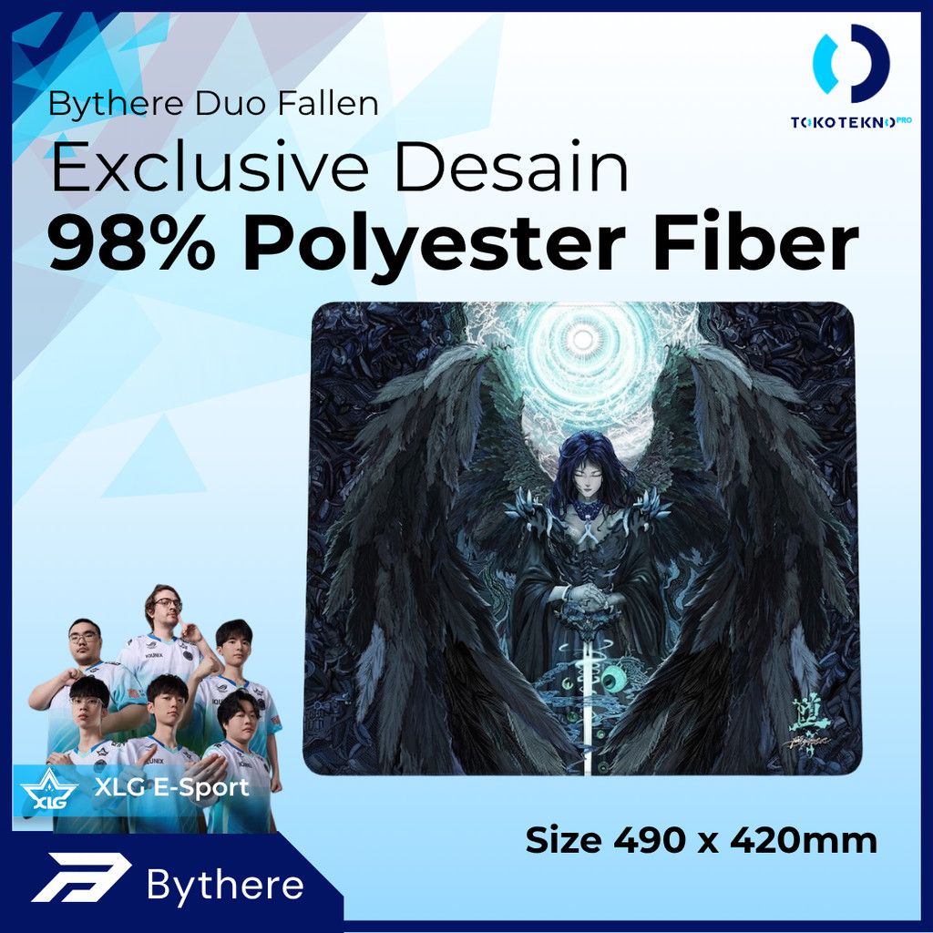 Bythere Duo Bai Ze Fallen Edition Esports Gaming Mousepad Limited Design