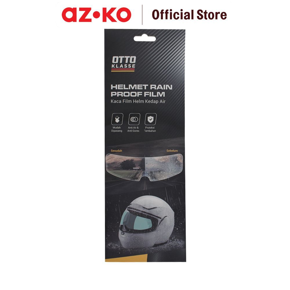 AZKO Otto Klasse Kaca Film Helm Rain Proof Pelindung Visor Stiker Helm Anti Silau Film Kaca - Gambar 2