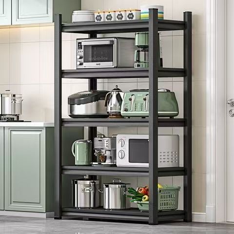Metal Rack Adjustable Boltless Rack Home Kitchen Store Storage Rack ...