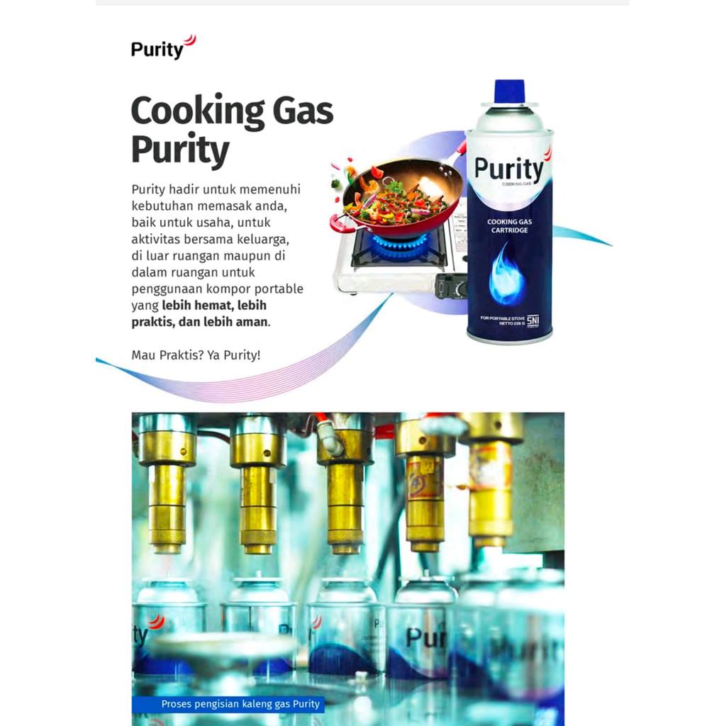 AFL (DOUBLE BUBBLEWRAP) GAS PORTABEL KALENG PURITY 235 GR – SEGEL BARU BUKAN ISI ULANG - Gambar 4