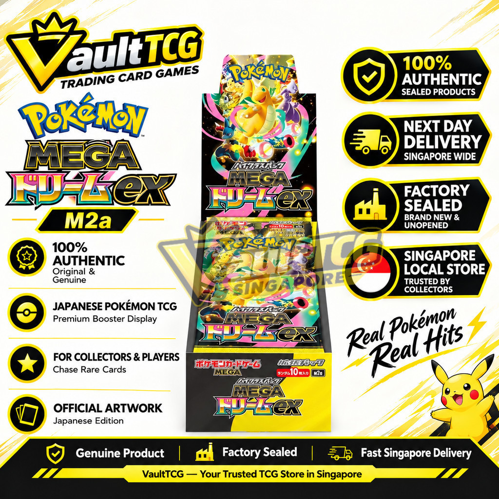 Vault TCG Pokémon TCG Mega Dream ex Booster Box / Packs Japanese M2a ...