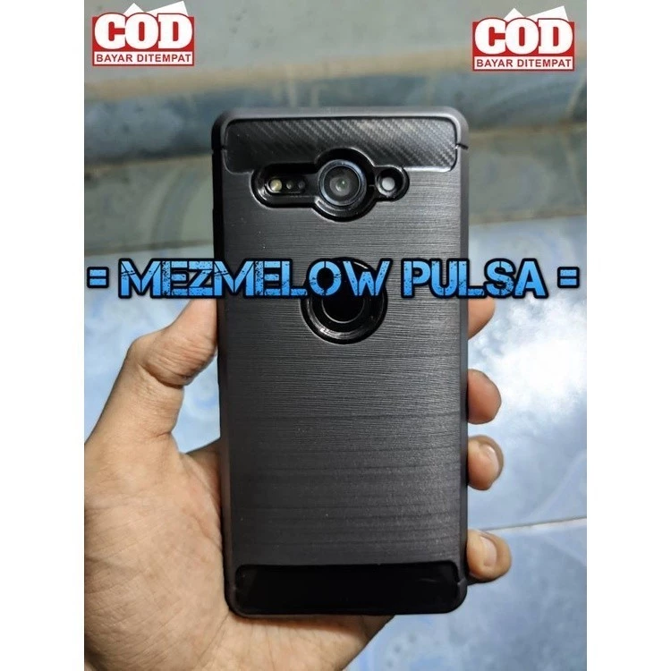 Soft Case Fiber Carbon Casing Caseng Softcase SONY XPERIA XZ2 BIASA - Gambar 3