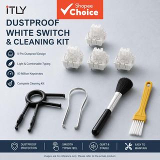 iTLY Dustproof Mechanical Keyboard Switch 5-Type Upgrade Kit: Blue/Red ...