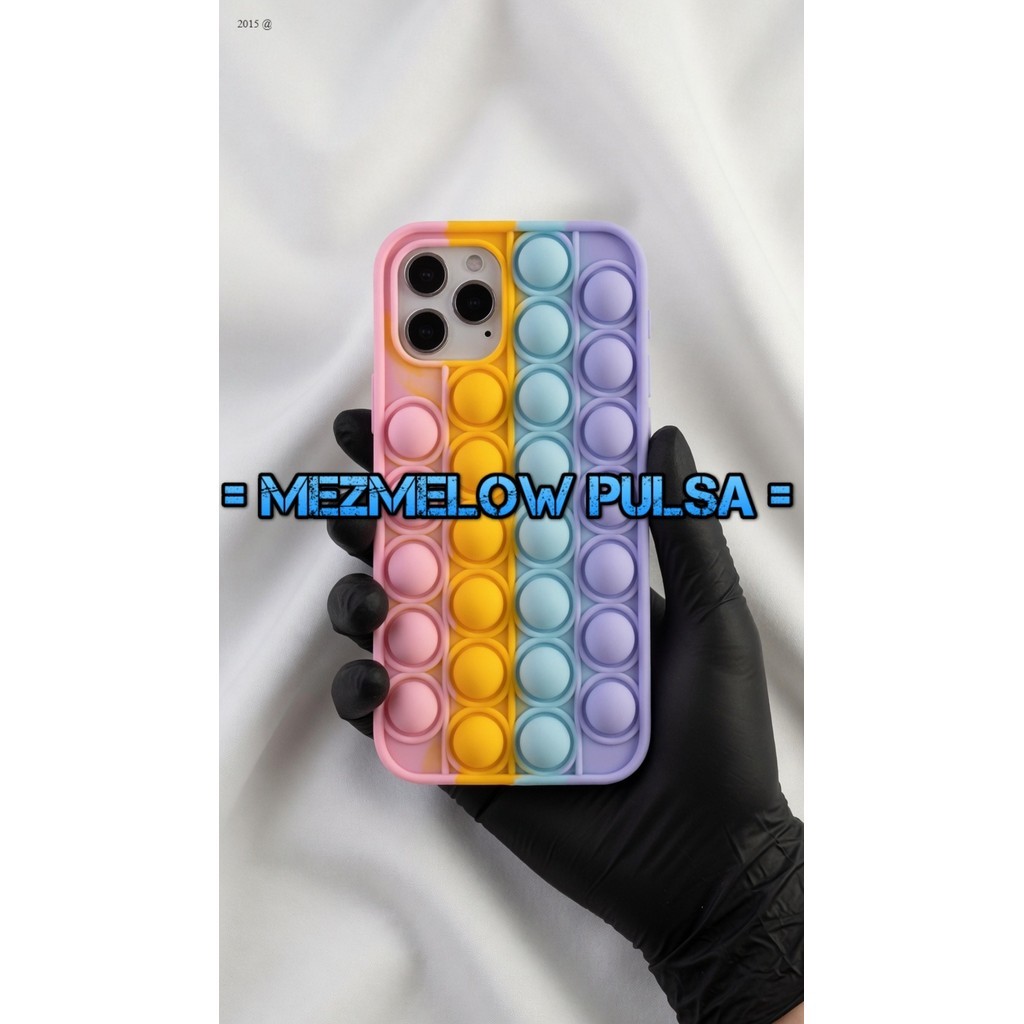 Casing Case Lembut Pop It Rainbow Silicone Caseng IPHONE 12 PRO MAX