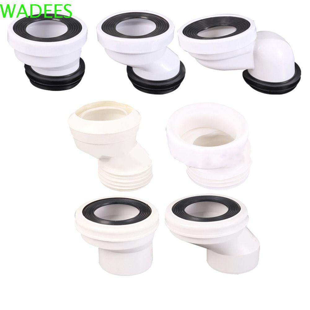 WADEES Toilet Displacement Tube, Multi-style Adapter Toilet Drain Pipe ...