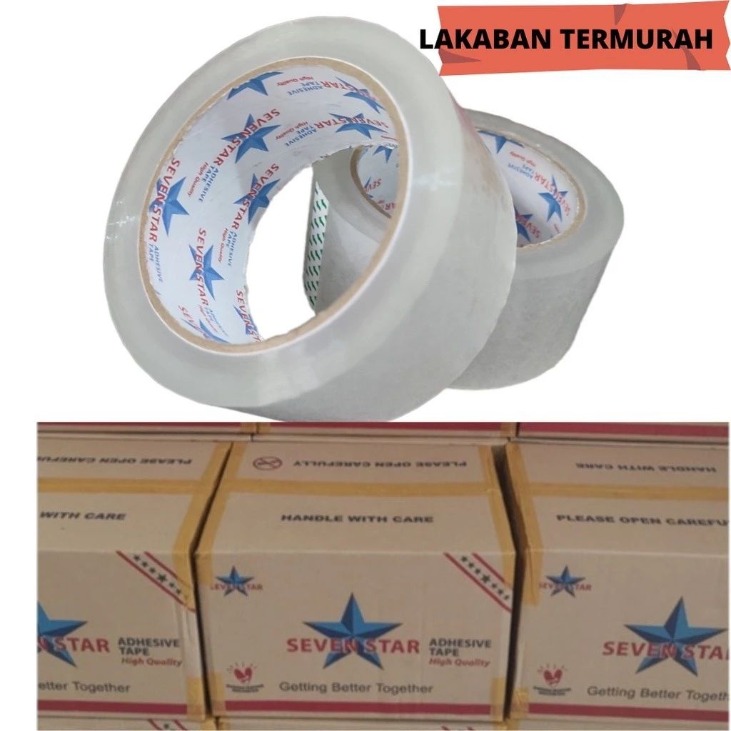 LAKBAN SEVEN STAR TAPE 45 MM X 90 YARD - Gambar 2
