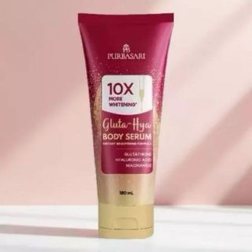 PURBASARI Body Serum 10X Pencerah Body Serum Merah Perawatan Tubuh Extra Whitening / Merah Jingga Official - Gambar 2