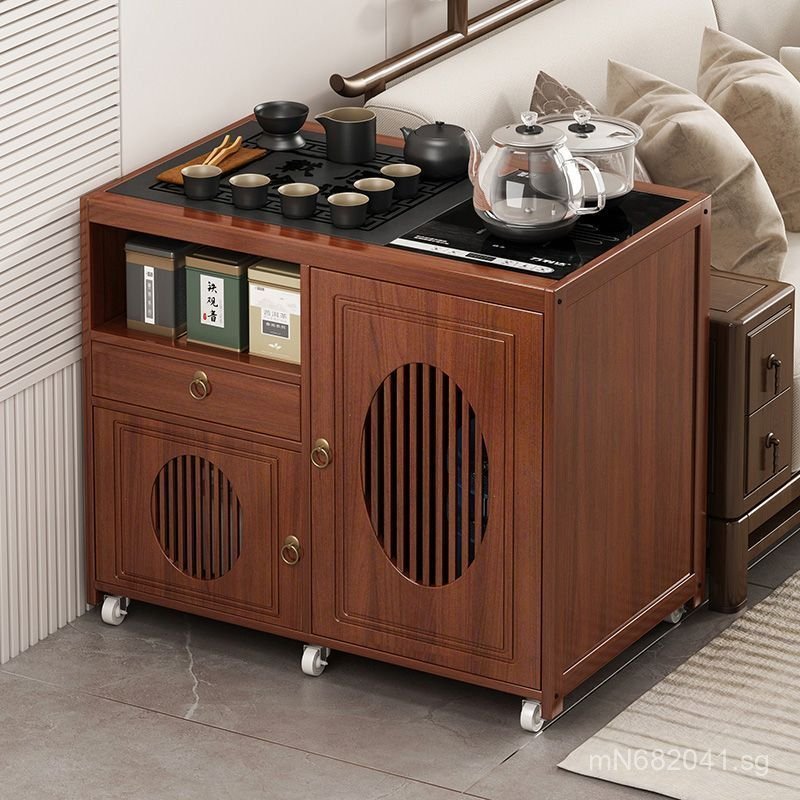 Tea Table Integrated Small Tea Table Tea Cart Living Room Mobile Kettle ...