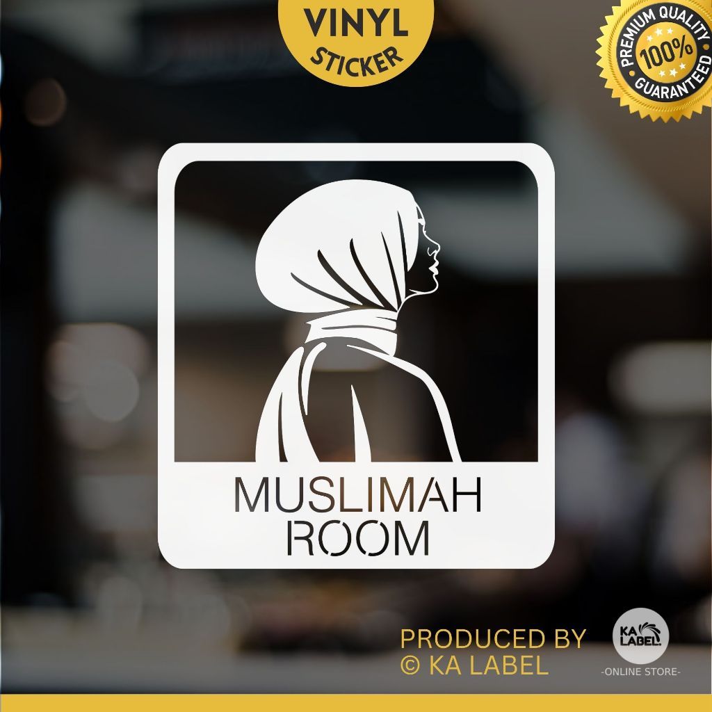 Muslimah Room Available Sign Sticker Home / Office / Shop Vinyl Sticker ...