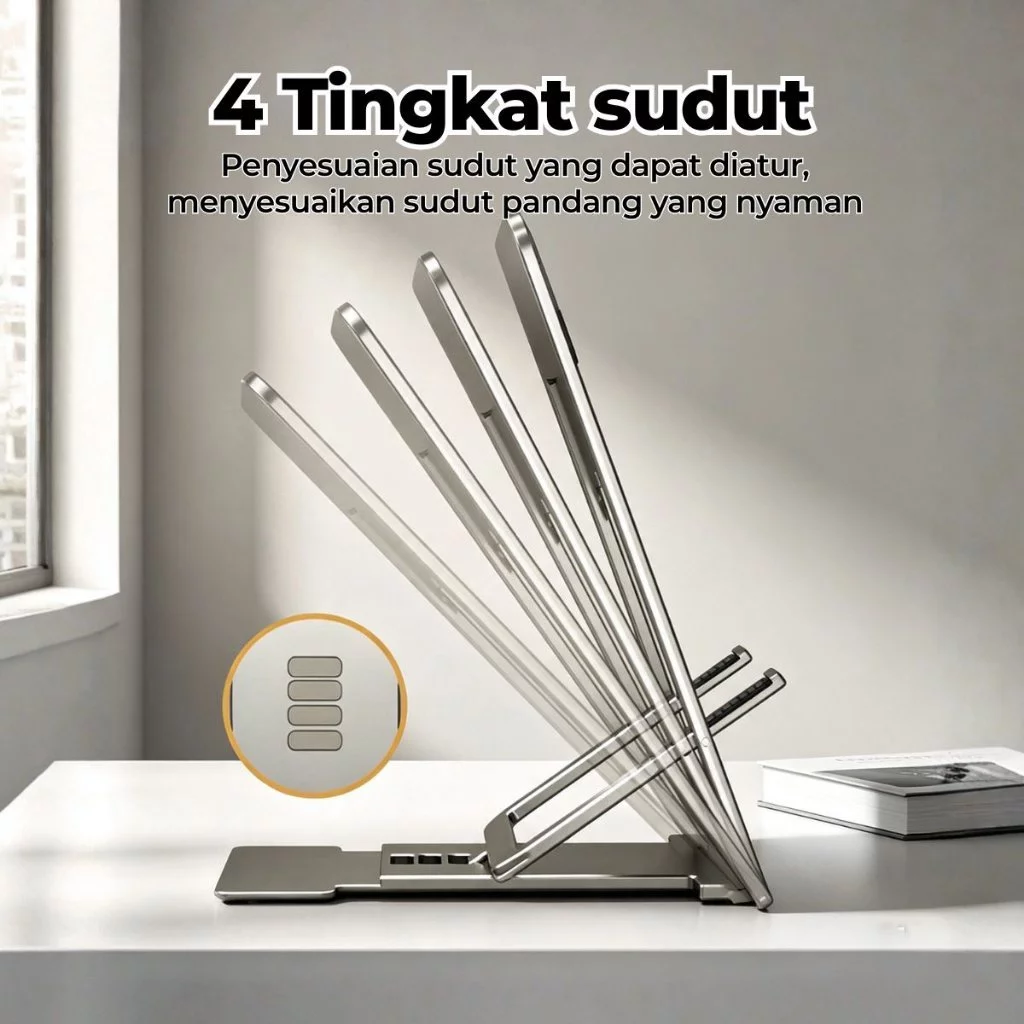 360 Stand Holder Dudukan Handphone Pad Bracket Multi Function Stand - Gambar 2