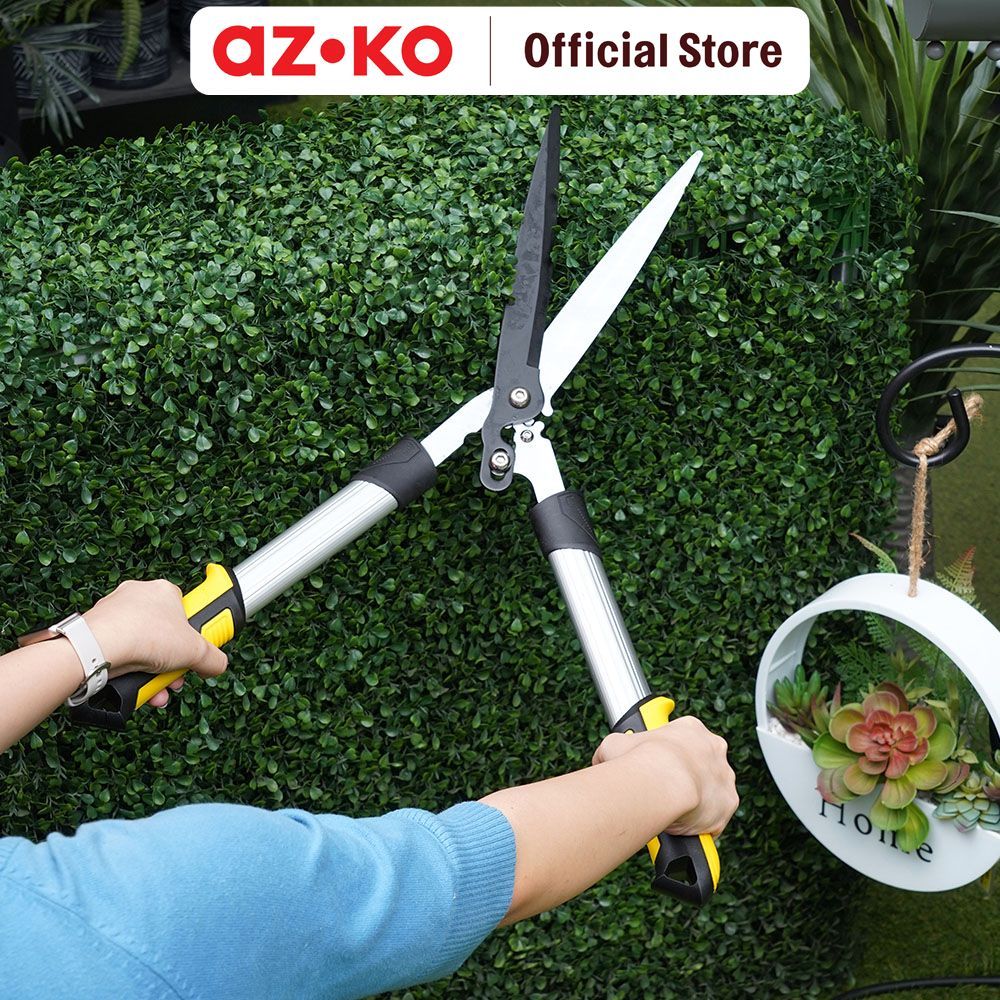 AZKO Krisbow Gunting Tanaman Gagang Aluminium 67 cm Garden Shear Alat Pangkas Kebun Pruning Tool - Gambar 4