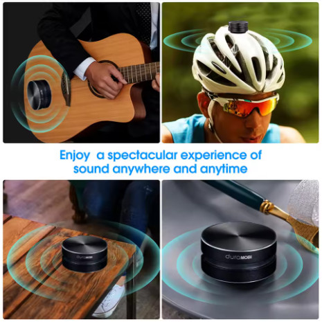 [SG]Bone Conduction Bluetooth Speaker Suction Cup Portable Wireless ...