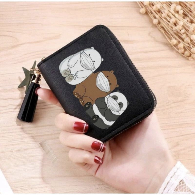 ​POPmaker shop Dompet Kartu Wanita A39 Import Motif Animal Multifungsi COD - Gambar 2
