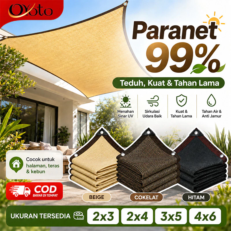Paranet/Jaring Paranet Anti Panas Enkripsi Pelindung Dari Matahari /Jaring Tabir-95% Kain transparan Rumah Kaca