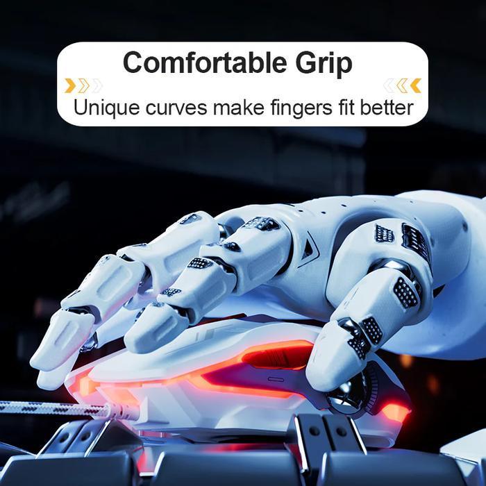 Inphic W9 / W-9 / W9P / W-9P Gaming Mouse Wired Silent Click RGB Adjustable DPI Mouse Gaming Kabel untuk PC & Laptop - Gambar 3