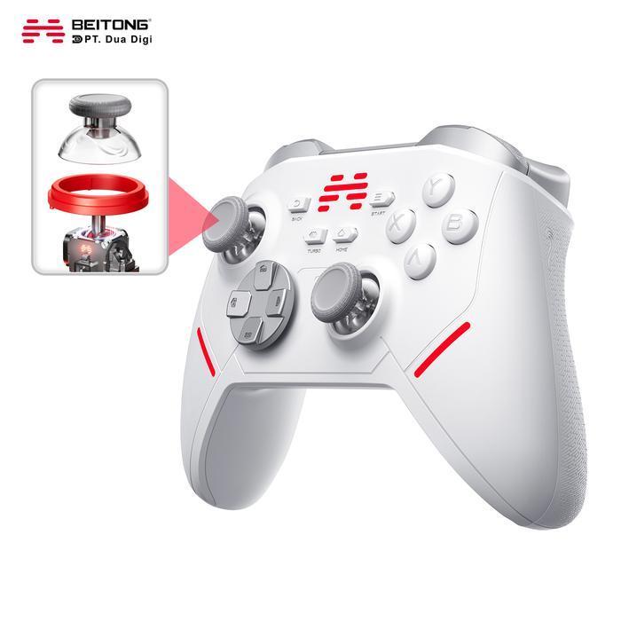 BEITONG KP20 / KP-20 Wireless Gaming Gamepad Controller with 1000Hz Polling Rate, TMR Joysticks & Hall Triggers Controller - Gambar 2