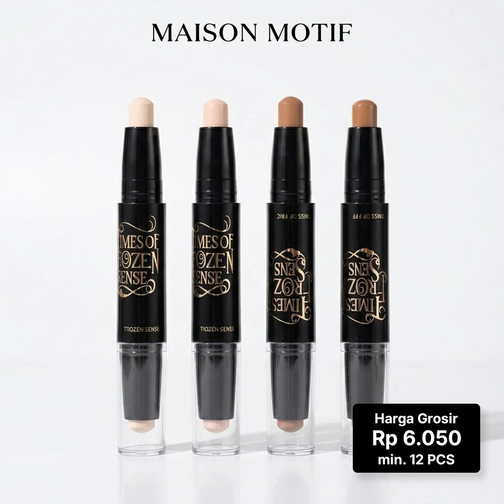 GROSIR 12 Pcs Contour Stick Double Ended 2 in 1 Highlight Contour Shading Hidung Tahan Lama 105 9128