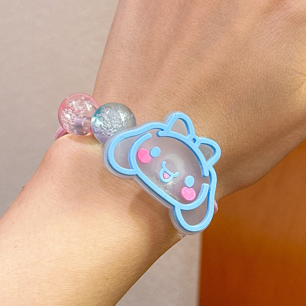 Ikat Rambut Sanrio Kristal Lucu Elastis Anak - Gambar 3
