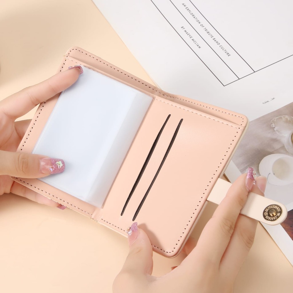 POPmaker Dompet Kartu Wanita 2in1 Transparan Elegan - Gambar 4