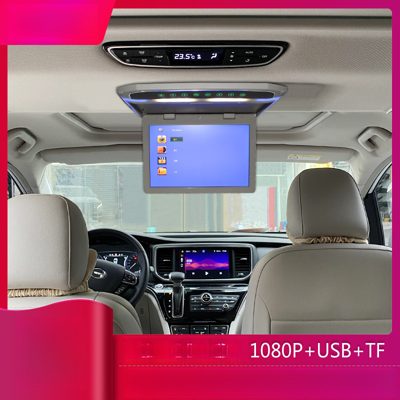Full View10.1Inch Car Ceiling Mount Monitor Ceiling LCD TV mp5Display ...