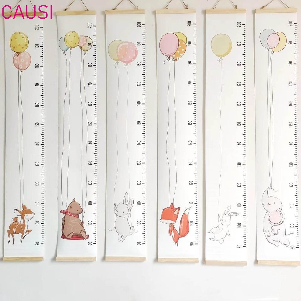 CAUSI Child Growth Chart, 2M Height Catoon Pattern Height Chart Growth ...