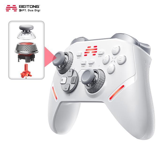 BEITONG KP40 / KP-40 Wireless Gaming Gamepad Controller Set Dual TMR Joysticks & TMR Triggers Controller - Gambar 2