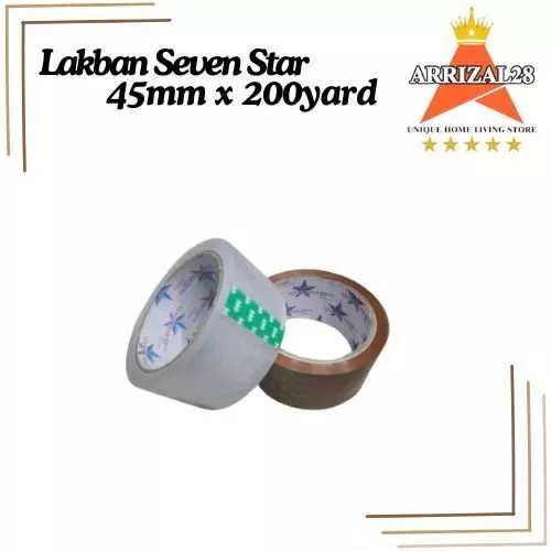 LAKBAN SEVEN STAR TAPE 45 MM X 200 YARD - Gambar 4