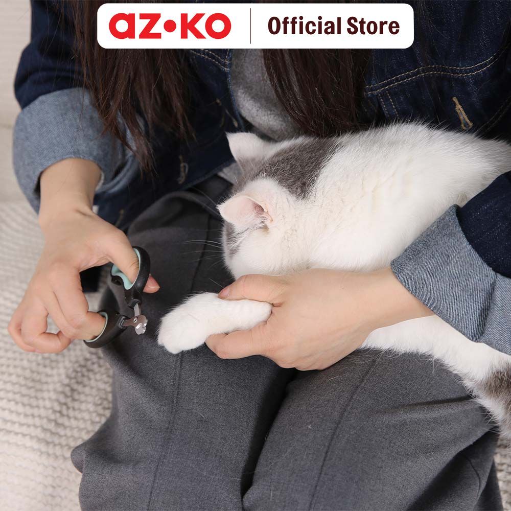 AZKO Paws N Tail Gunting Kuku Hewan - Hitam/Hijau Pet Nail Trimmer Grooming Clipper Care - Gambar 2