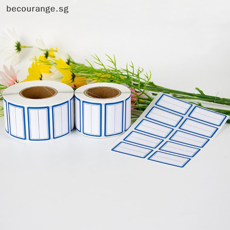 [Bec] 500pcs Can Write Label Stickers Food Classification Labels ...