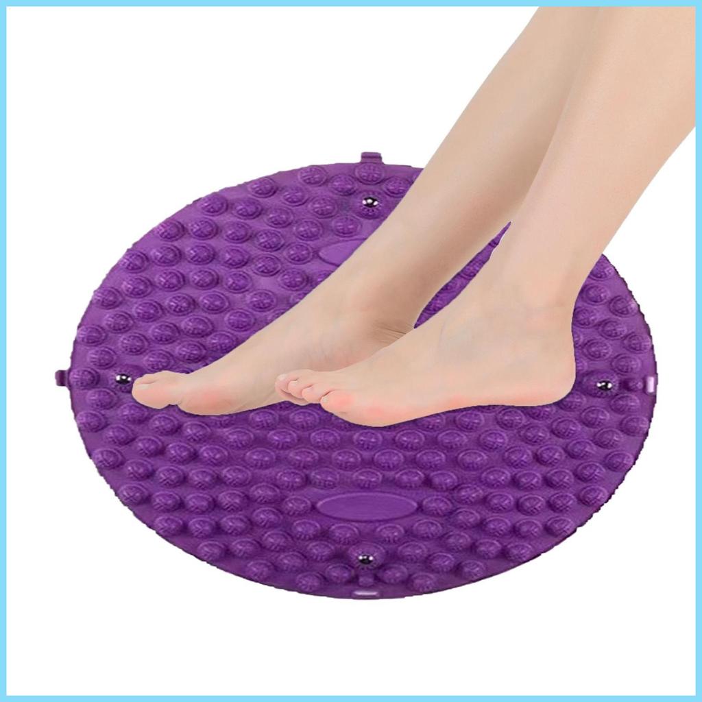 Foot Pressure Point Mat Round Massage Point Pad for Feet Foldable Foot ...