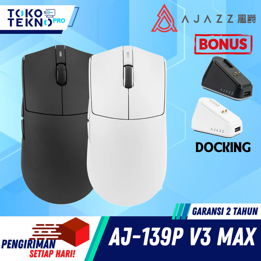 Ajazz AJ139 / AJ-139 / AJ 139 P V3 MAX Wireless Gaming Mouse Paw3395