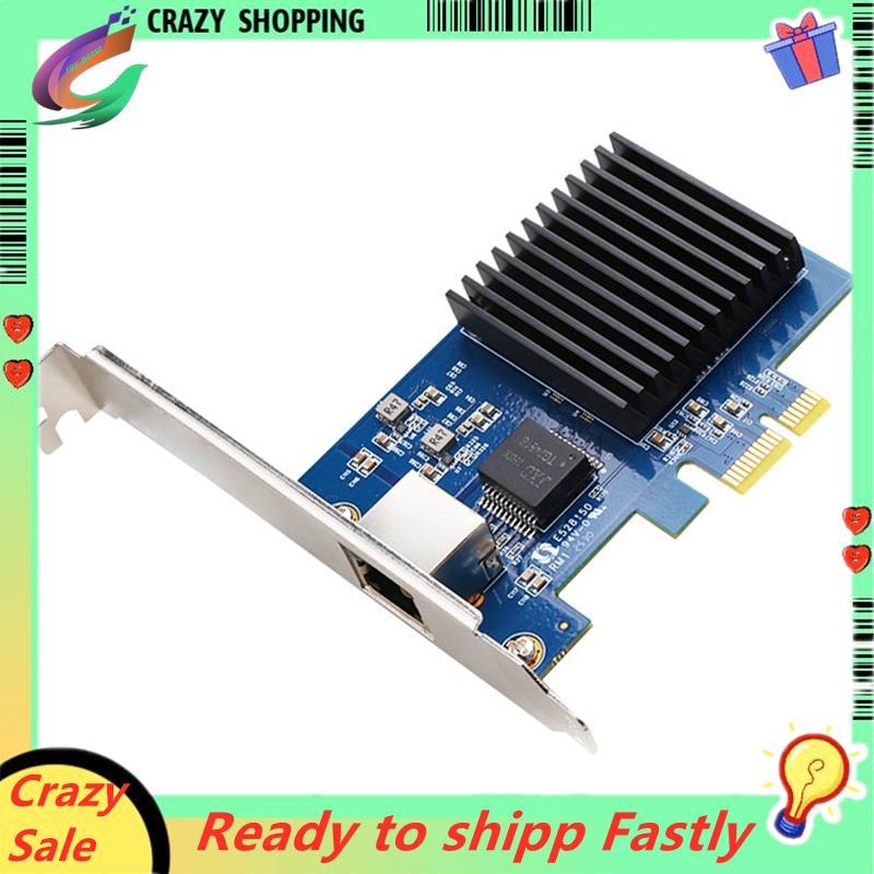 Jnchdghwa Per PC 10G per Scheda di Rete PCI-e A RJ45 Chip RTL8127 10 Gigabit Ethernet per Adattatore di Rete PCI-Express Supporto PXE Wake-On-LAN