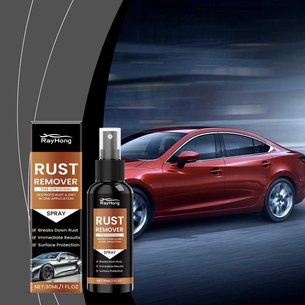 3 Day Delivery>Car Iron Rust Remover Restores Shine Gentle Cleaning De ...