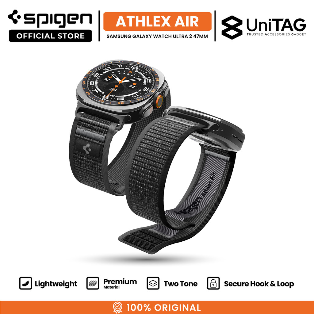 SPIGEN Strap for Samsung Galaxy Watch Ultra 2 47mm Athlex Air Active Nylon Fabric Band