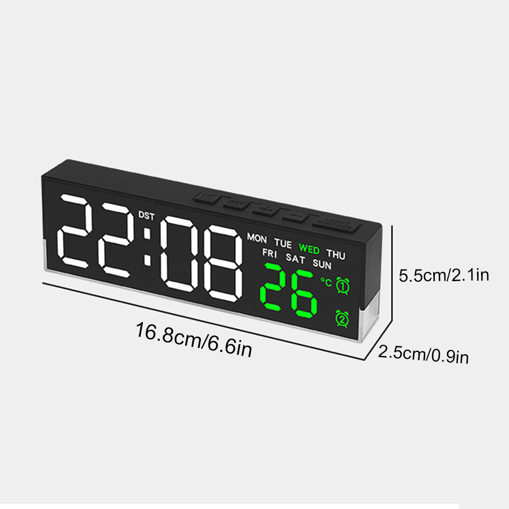 [Colorfull.sg] LED Alarm Clock with Atmosphere Lights Table Clock USB ...