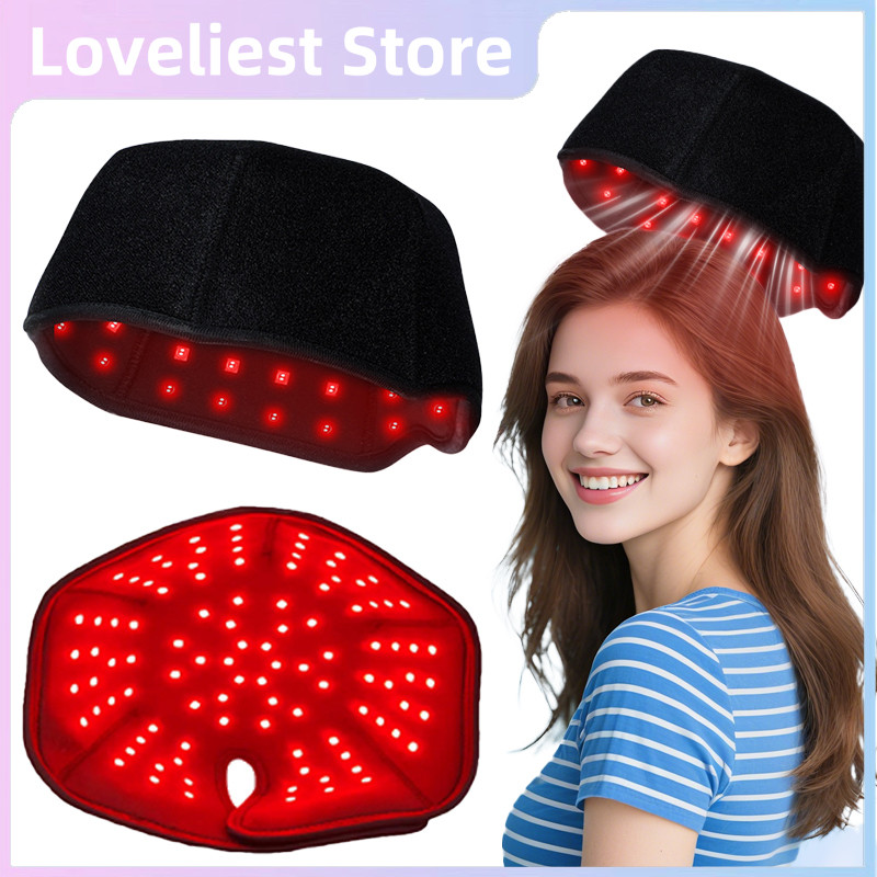 Red Light Hair Growth Cap LED Health Light Anti Hair Loss Scalp Relax ...