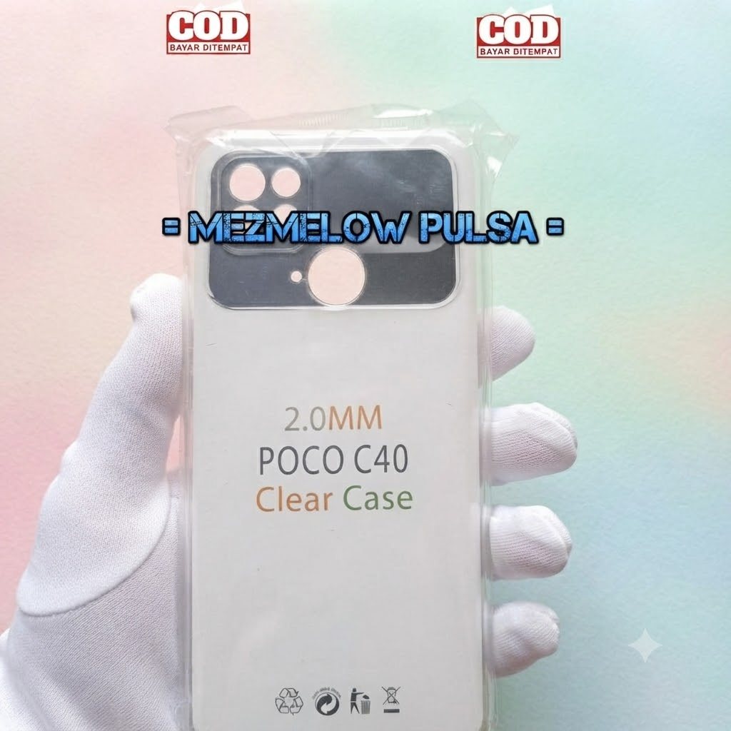 Transparant Clear TPU Caseng Casing Softcase XIAOMI POCO C40 / REDMI 10C