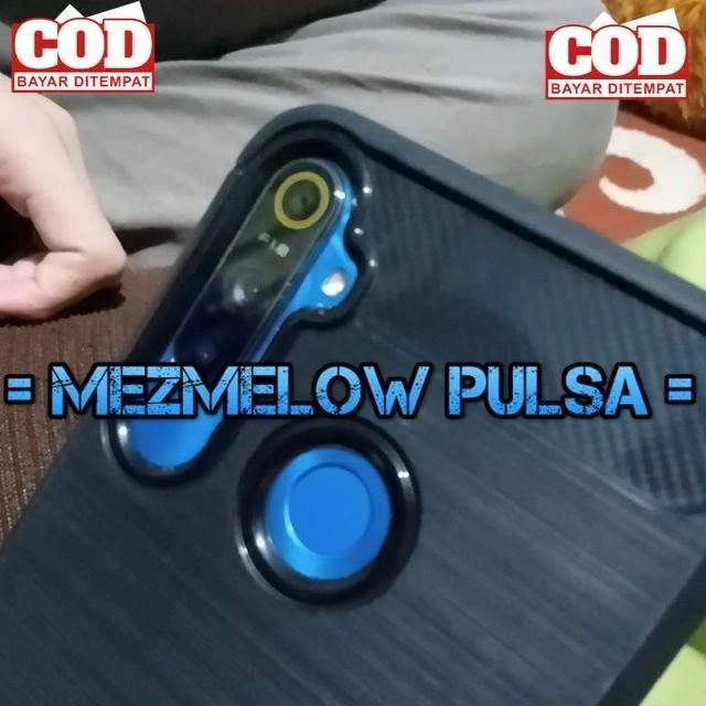 Silikon Fiber Carbon Case Softcase Case REALME 5 BIASA / REALME 5I - Gambar 3