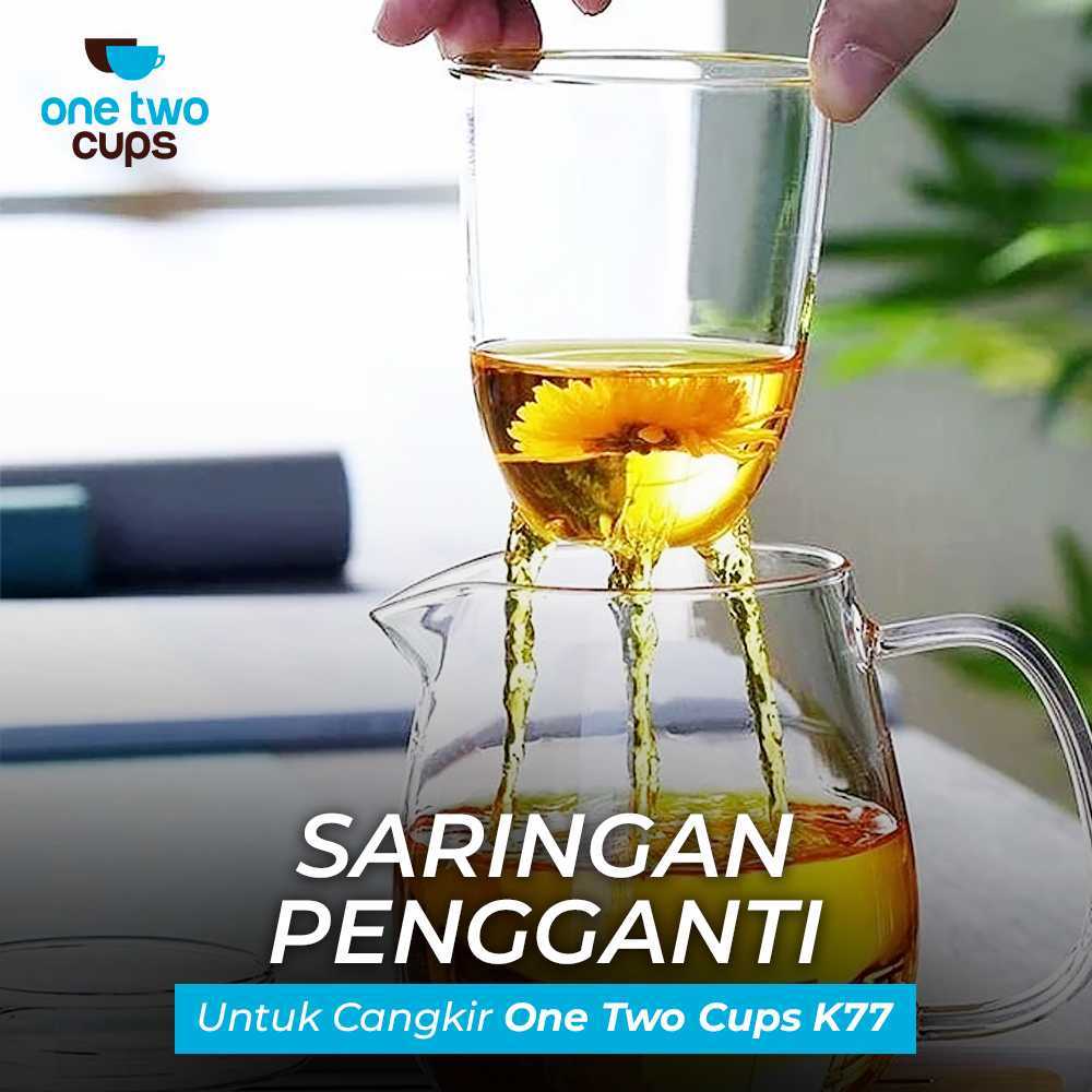 AKIEMSTR Saringan Teh Kaca Filter Pengganti Teko Teh Kaca - K77 Old Model - Gambar 4