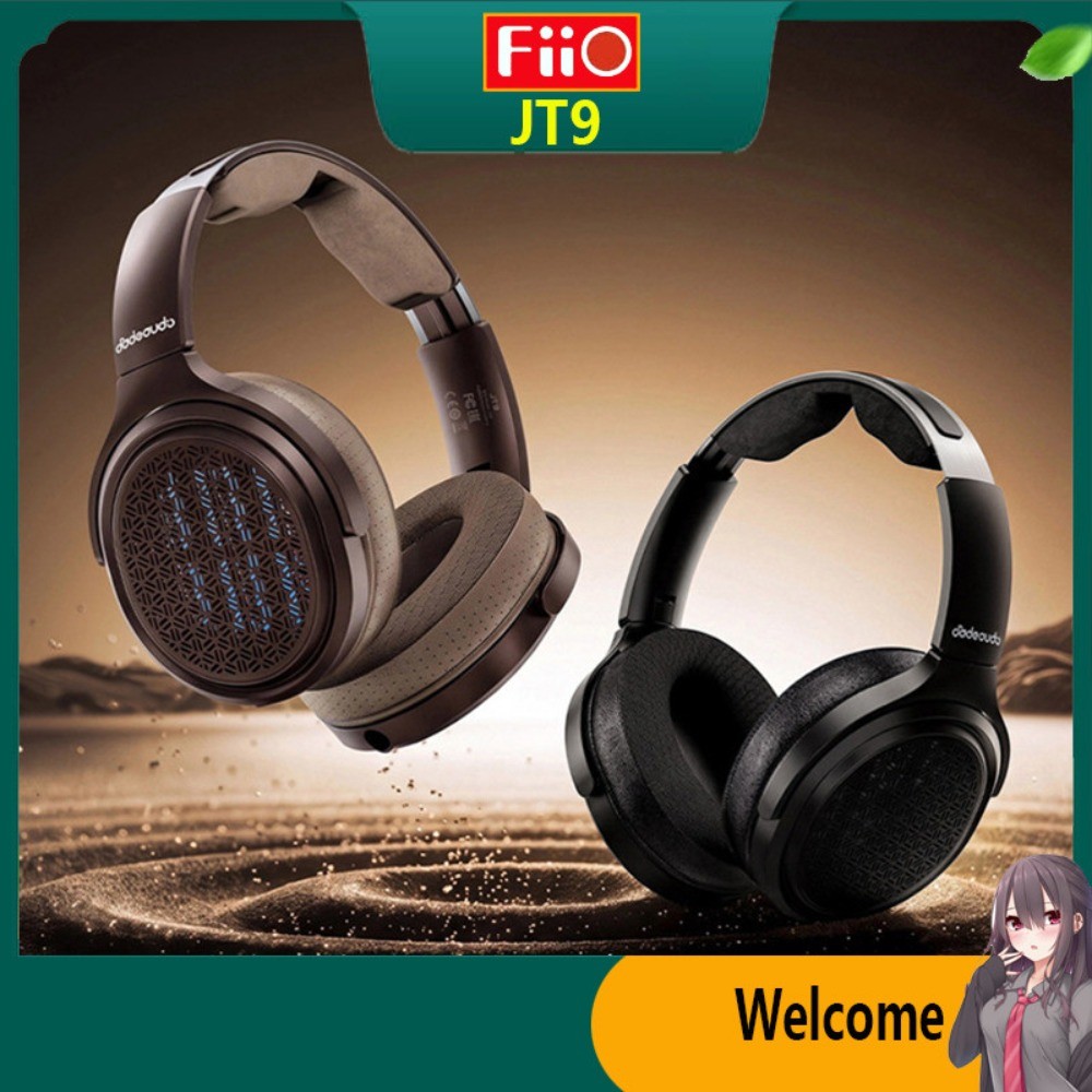 FiiO JT9 Over‑Ear Wired Headphones Hi‑Fi High Fidelity Monitor Headset ...