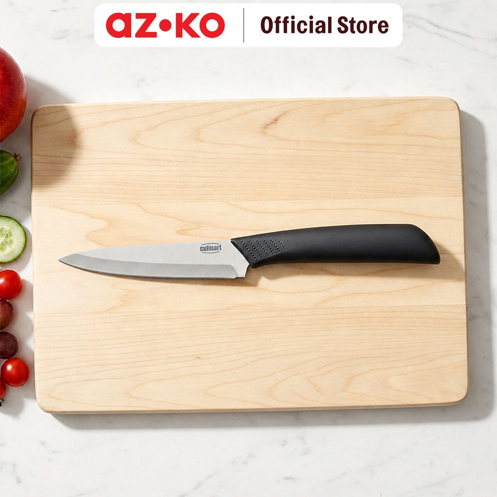 AZKO Culinart Shiny Pisau Serbaguna 20.4 cm - Hitam Utility Slicer Kitchen Slicer Alat Iris - Gambar 2