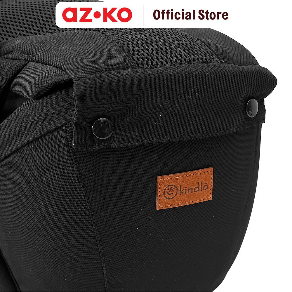 AZKO Kindla Gendongan Bayi Swivel Buckle 6 in 1 - Hitam Baby Carrier Hip Seat Carrier Gendongan Bayi Infant Carrier Gendongan Hip Seat - Gambar 4