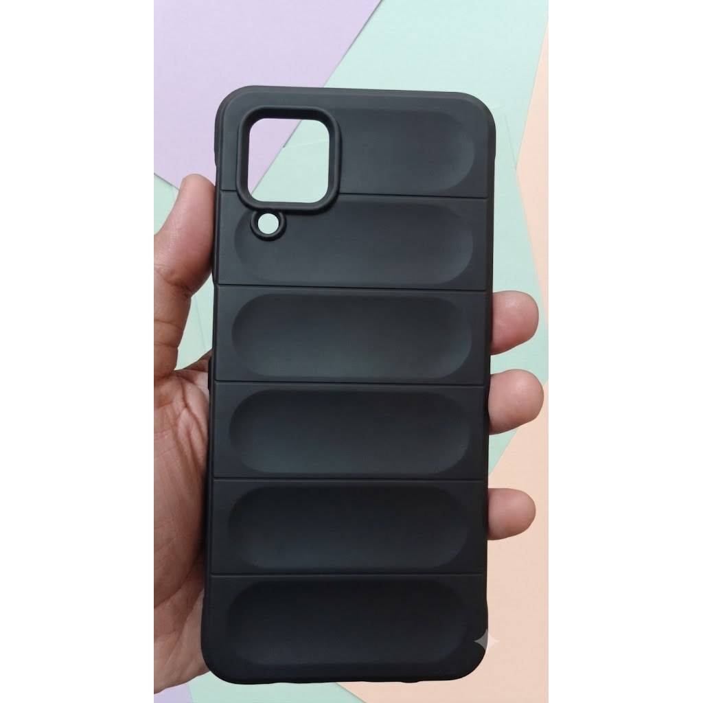 Silicone Phone Case Fibre Cloth Shield Phone Softcase SAMSUNG A12 5G / SAMSUNG M12